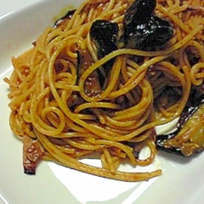 ナスのパスタ